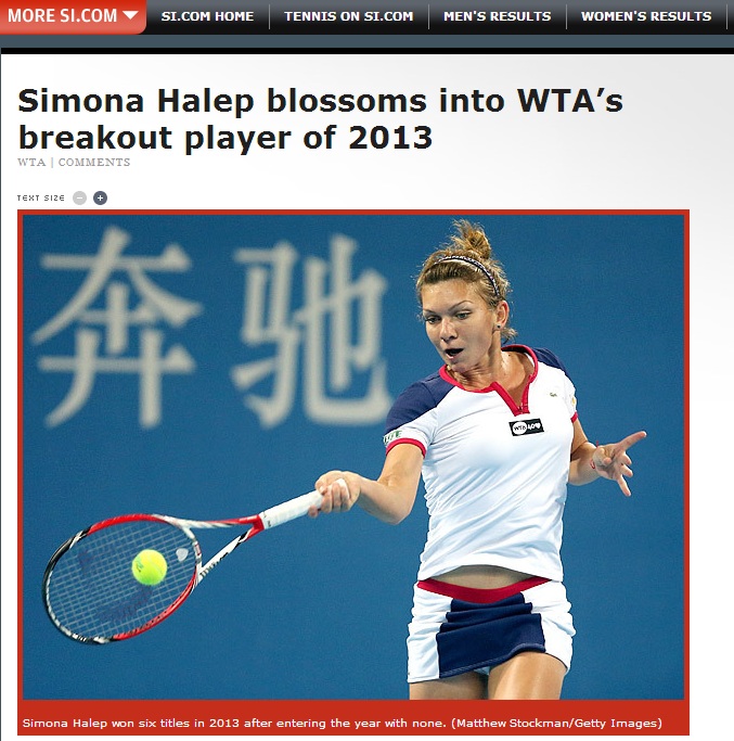 Halep Sports Illustrated