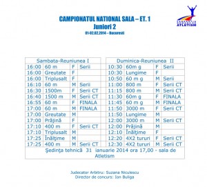 program concurs atletism