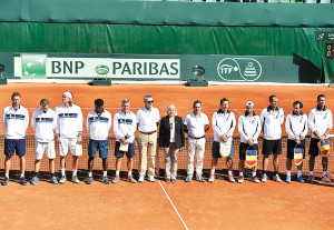 1.TENIS MASCULIN:ADRIAN UNGUR (ROMANIA)-CHRISTIAN LINDELL (SUEDIA), CUPA DAVIS (12.09.2014)