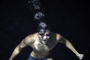 ning in swimming pool