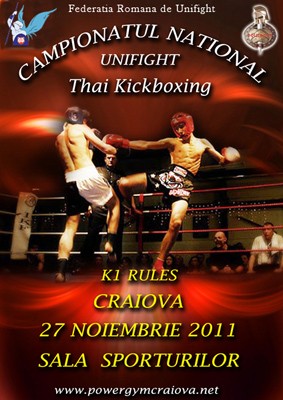 Finala Campionatului Naţional de Unifight Thai-Kickboxing s-a jucat la Craiova