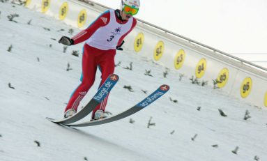 Primele sărituri pe trambulina de la Râşnov