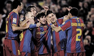 Cinci jucători de la Barcelona în echipa UEFA - 2011