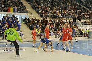 UCM Reşiţa - Budivelnik Brovari 33-16, în Cupa Cupelor