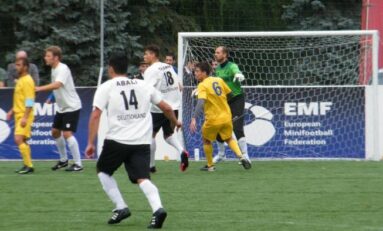 România - Moldova la Campionatul European de minifotbal