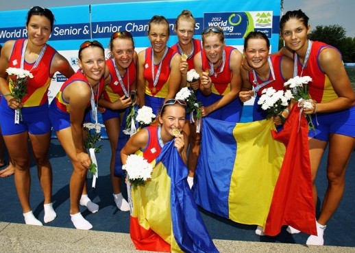 Premierea medaliaților europeni la canotaj