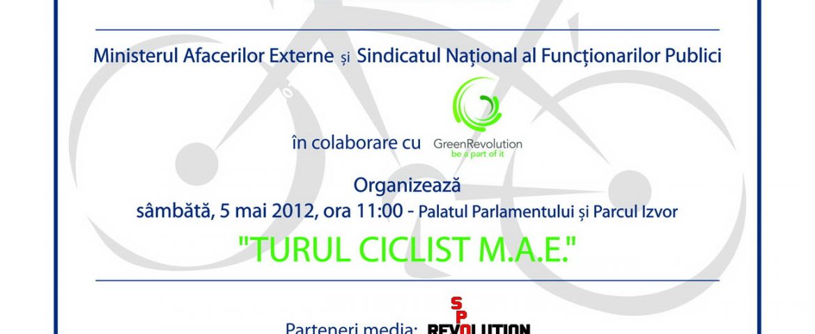 Sport de plăcere făcut de diplomaţi în Turul Ciclist al MAE