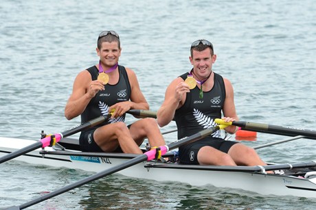 Neozeelandezii, olimpici la dublu vâsle