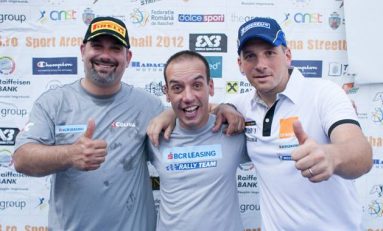 Piloţii au făcut raliu pe terenul de baschet