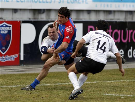 Dupont a marcat ca la fotbal pentru rugbyştii de la Grenoble