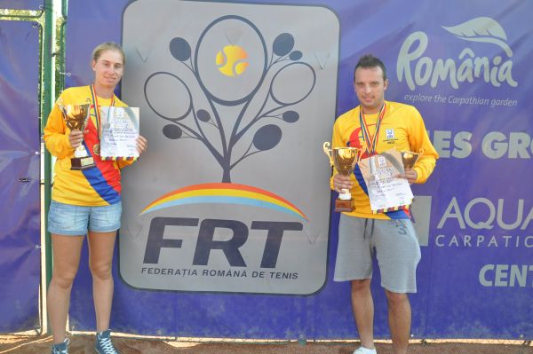 Laurențiu Gavrilă și Elena Bogdan, campionii de la dublu mixt