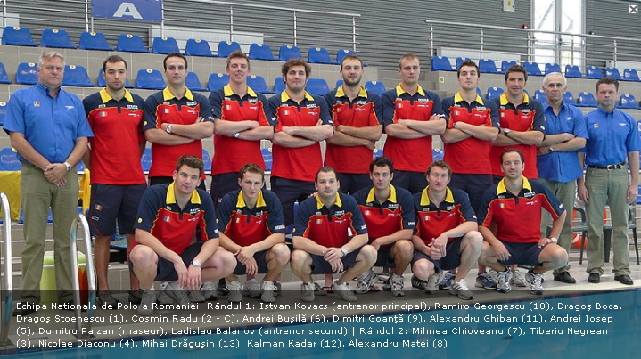 Naţionala de polo a revenit în România