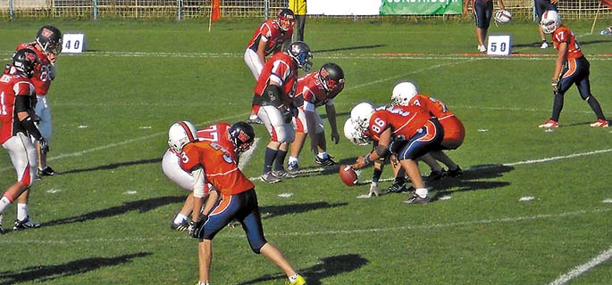 Touchdown românesc în stil american