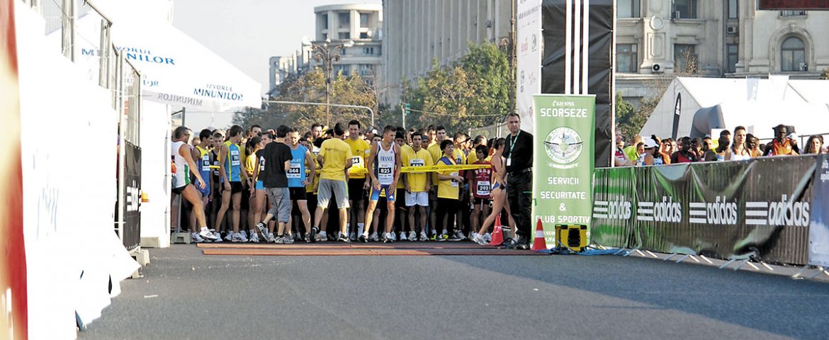 O porţie de alergare pe străzile Capitalei