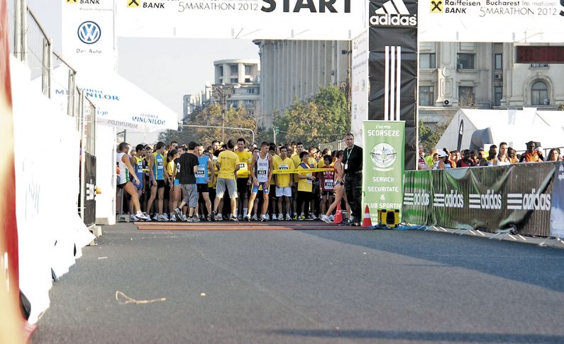 O porţie de alergare pe străzile Capitalei