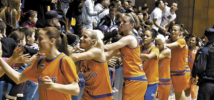 CSM Târgoviște învinsă la trei puncte, în Euroligă