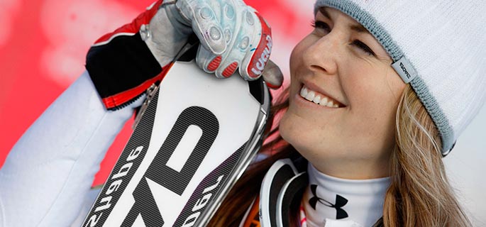 Americanca Lindsey Vonn, la victoria cu numărul 59