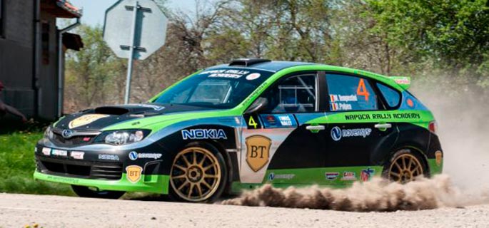 Tată și fiu, la Europenele de raliuri