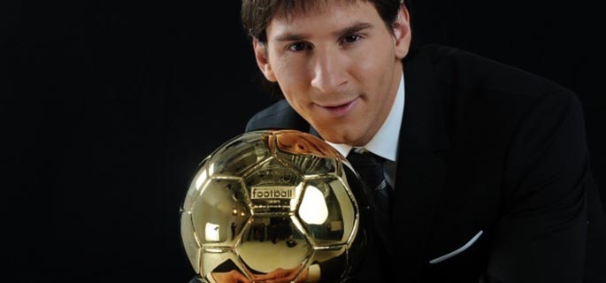 ﻿Al patrulea Balon de Aur consecutiv pentru Lionel Messi