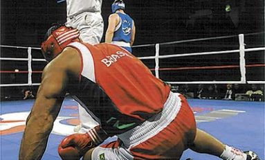 Gala de box la Videle