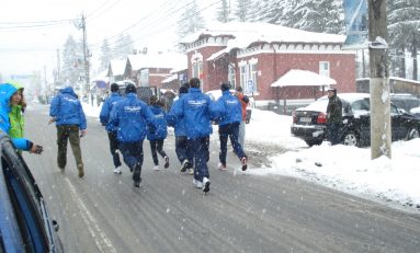 Torţa olimpică în drum spre Braşov