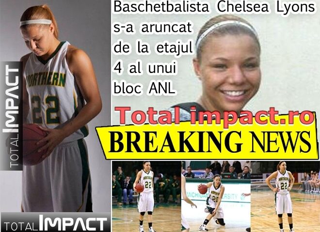 Baschetbalista Chelsea Lyons s-a aruncat de la etaj