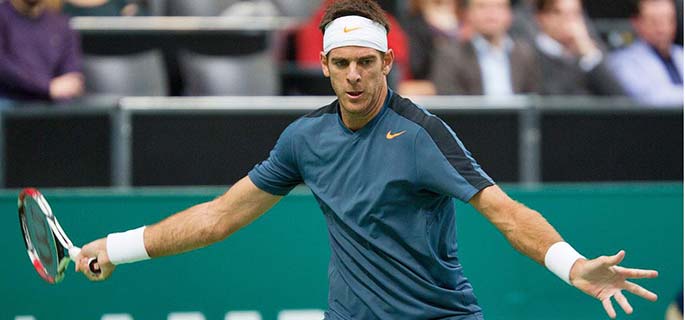 Del Potro se impune la Rotterdam