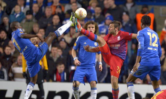 Steaua, eliminată de Chelsea din Europa League