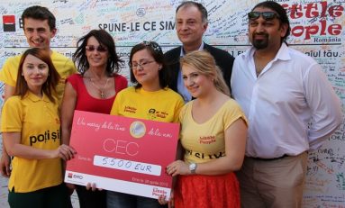 Donație la încheierea turneului de tenis de la București