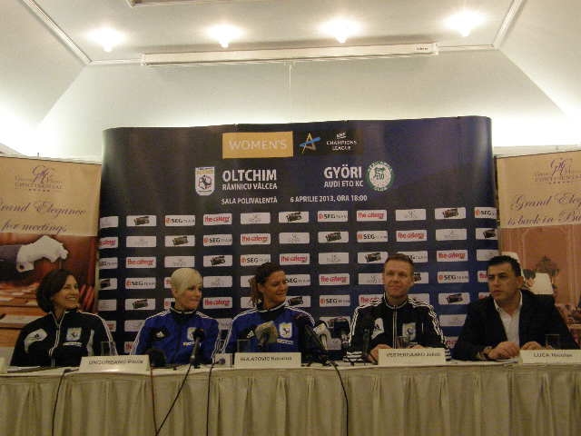 Optimism moderat în tabăra vâlceană înaintea primei manșe a semifinalei Oltchim-Gyor