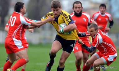 CSM Bucureşti - Dinamo 18-10 într-un meci de rugby spectaculos