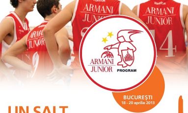 Olimpia Armani Junior Camp, proiect dedicat tinerilor pasionaţi de baschet