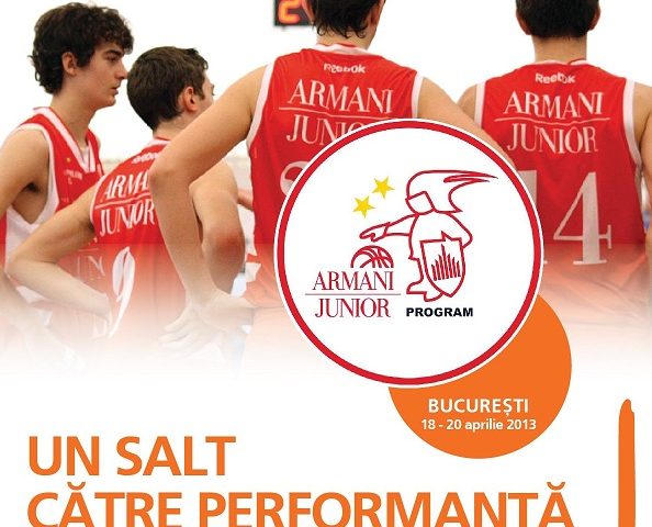 Olimpia Armani Junior Camp, proiect dedicat tinerilor pasionaţi de baschet