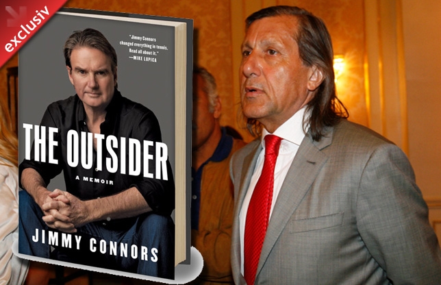 “The Outsider”, cartea autobiografică a lui Jimmy Connors care-l include și pe Ilie Năstase