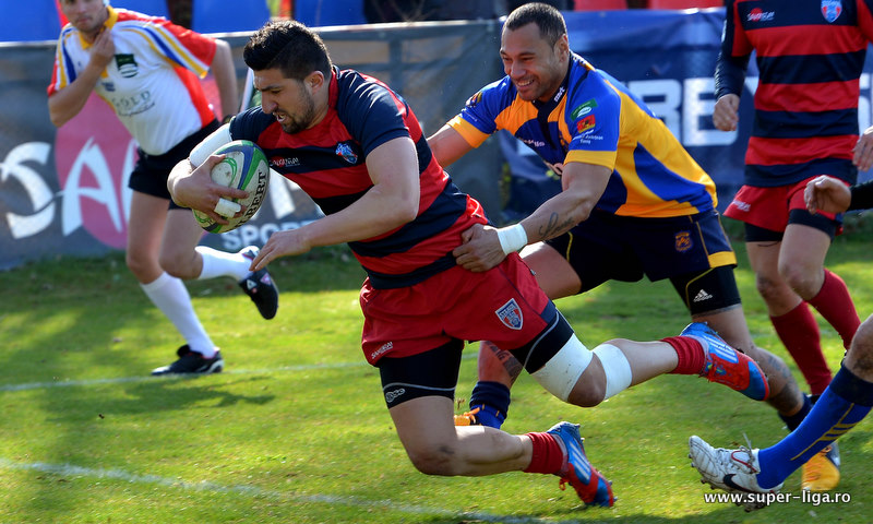 Steaua-CSM Bucureşti 26-20 în ultimul meci al sezonului regulat din Superliga de rugby