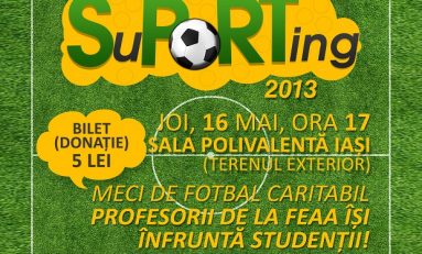 SuPORTing 2013 – meci de fotbal caritabil
