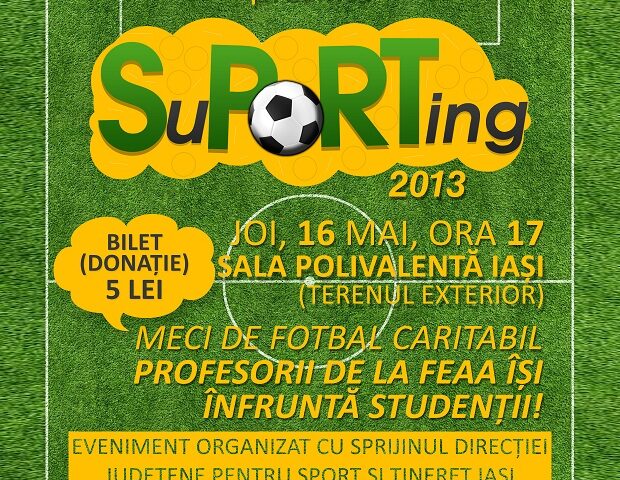 SuPORTing 2013 – meci de fotbal caritabil
