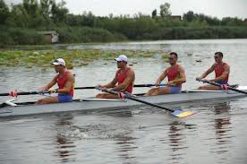 Echipajul masculin de 4 rame, argint continental la Sevilla