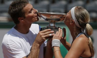 Cehii Hradecka şi Cermak, câştigătorii probei de dublu mixt de la Roland-Garros