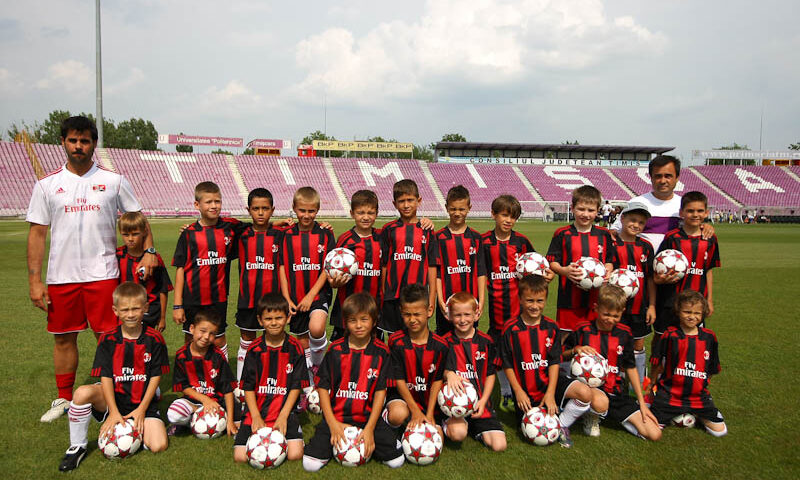 AC Milan revine cu proiectul Milan Junior Camp la Timişoara