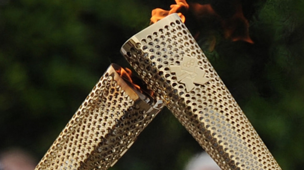 Torța olimpică de la Soci, la prima ieșire în spațiu