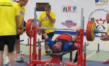 5 români la Campionatul European de împins din culcat