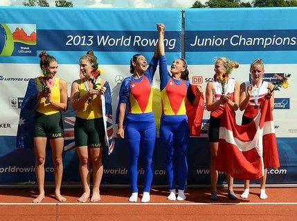 Trei medalii româneşti în ultima zi a CM de canotaj pentru juniori