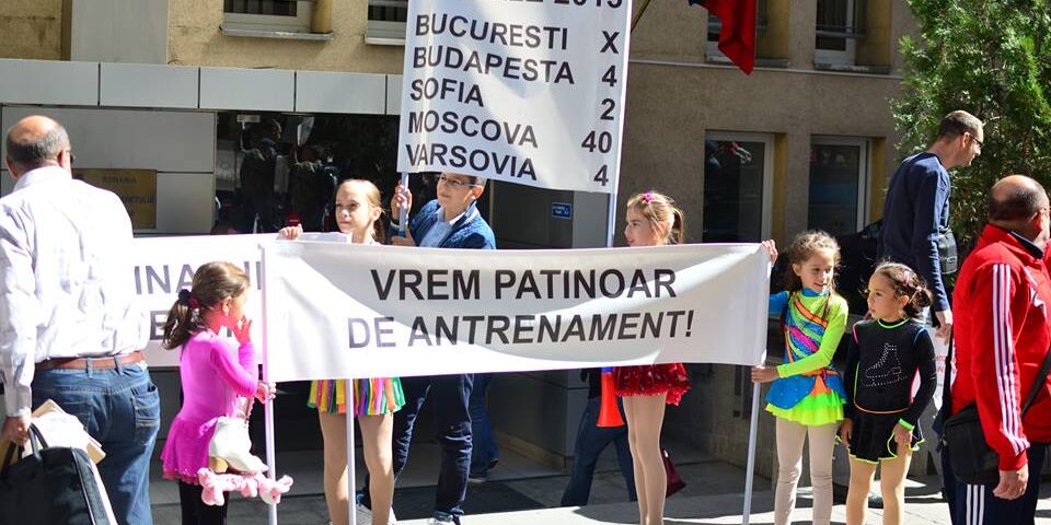 Copiii din Bucureşti vor deschiderea patinoarului “Mihai Flamaropol”