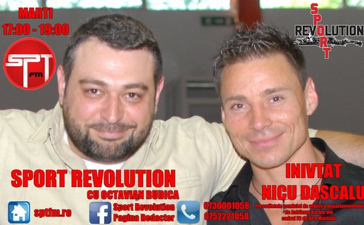 Nicu Dascălu vine la emisiunea “Sport Revolution” de la Sport Total FM