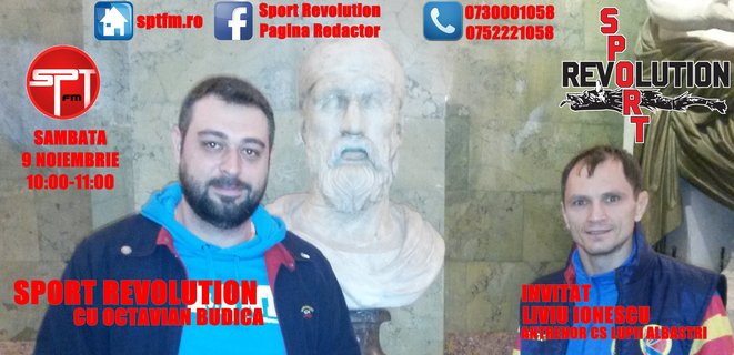 Liviu Ionescu, invitatul emisiunii “Sport Revolution” de sâmbătă