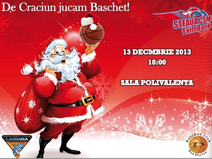 De Crăciun, jucăm baschet!