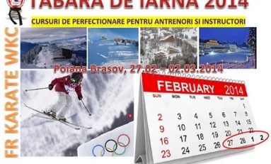 Începe tabăra de iarnă a Federaţiei Române de Karate WKC!