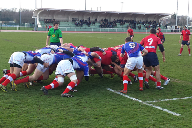 Roş-albaştrii, învinşi de selecţionata armatei franceze la rugby