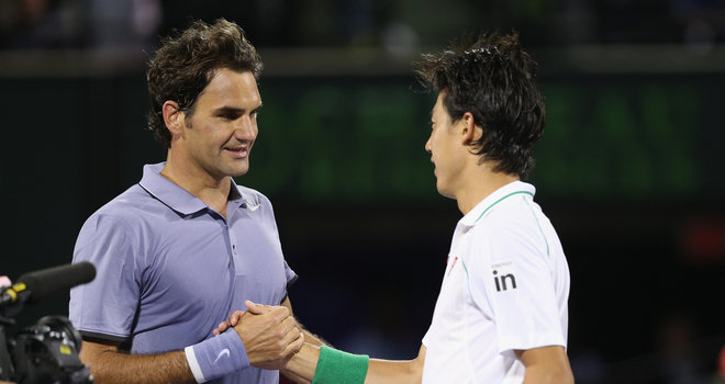 Surpriză la Miami! Federer, eliminat de Nishikori